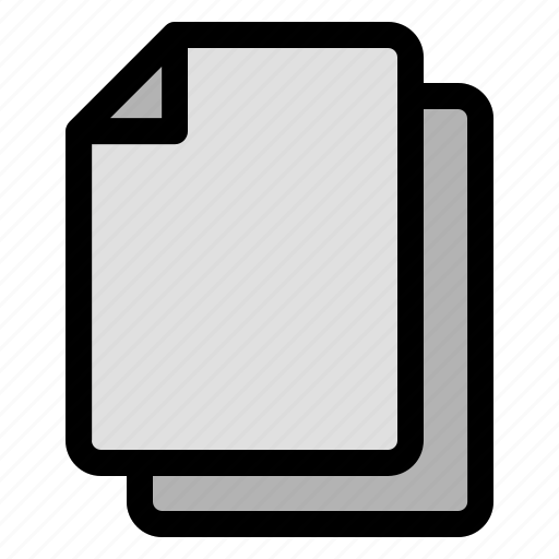 1, paper, stack, copy, duplicate, try icon - Download on Iconfinder