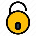 1, unlock, padlock, access, security, protection