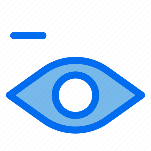 1, view, minus, eye, remove, tool icon - Download on Iconfinder
