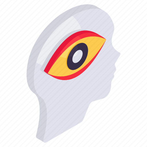 Mind monitoring, inspection, visualization, view, eye icon - Download on Iconfinder