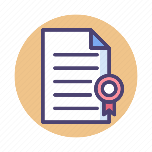 Certificate, agreement, document icon - Download on Iconfinder