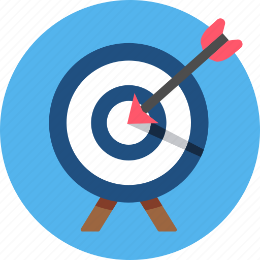 Aim, bullseye, goal, objective, plan, target icon - Download on Iconfinder