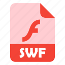 design, extension, file, flash, swf