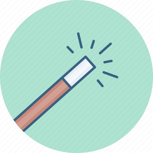 Magic wand, magic, stick icon - Download on Iconfinder