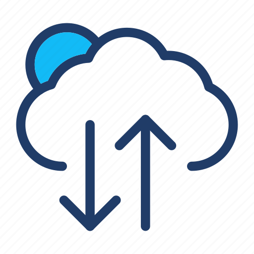 Cloud, download, upload, weather icon - Download on Iconfinder