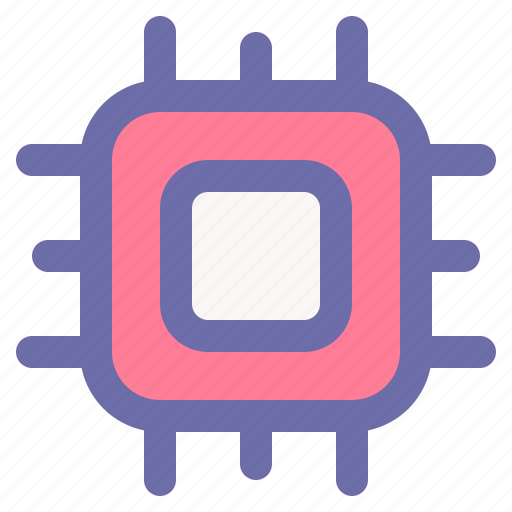 Cpu, computer, electronic, hardware, processor icon - Download on Iconfinder