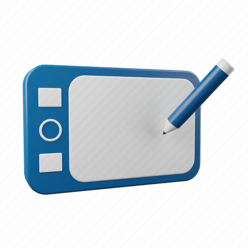 Tablet, device, gadget, technology, computer, mobile 3D illustration - Download on Iconfinder