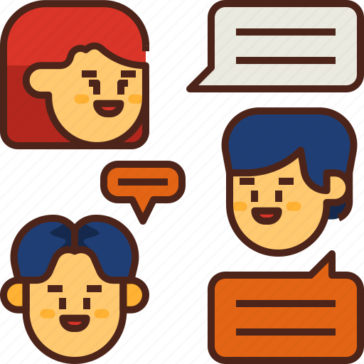 Chat, communication, conversation, discussion, meeting, people, talking icon - Download on Iconfinder