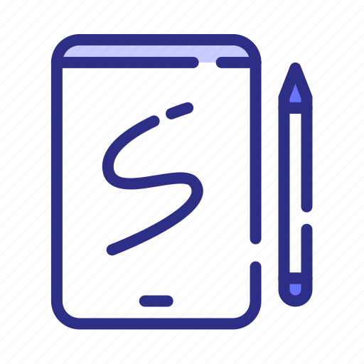 Sketchbook, tablet, drawing, stylus icon - Download on Iconfinder