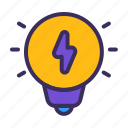 idea, light, bulb, energy