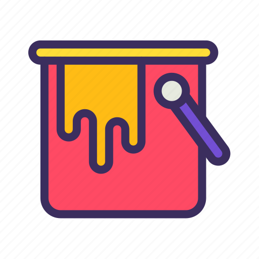 Paint, bucket, colors, painting icon - Download on Iconfinder