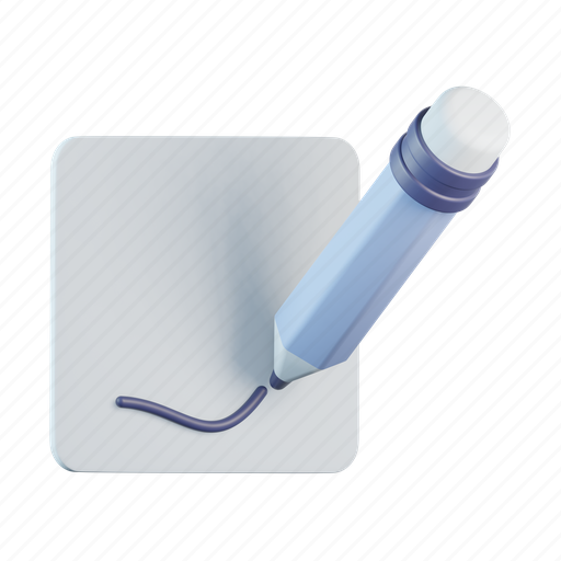 Pen, edit, pencil, drawing, writing, tool 3D illustration - Download on Iconfinder