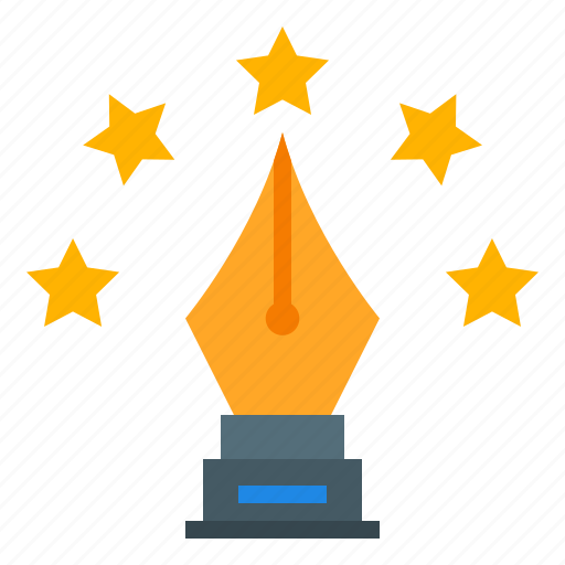 Trophy, award, pen, creative, achievement, design, thinking icon - Download on Iconfinder