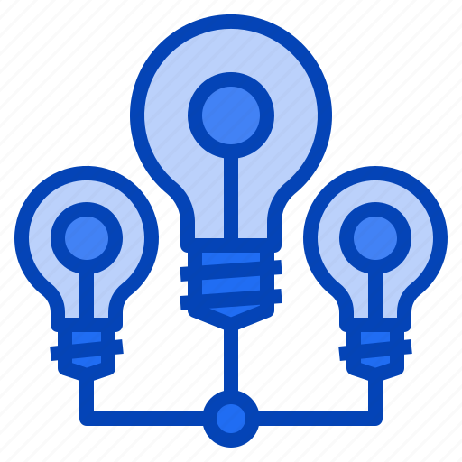 Share, sharing, bulb, network, connection, design, thinking icon - Download on Iconfinder