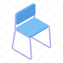 baby, blue, business, cartoon, chair, isometric, kitchen