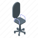 business, cartoon, chair, computer, desk, frame, isometric