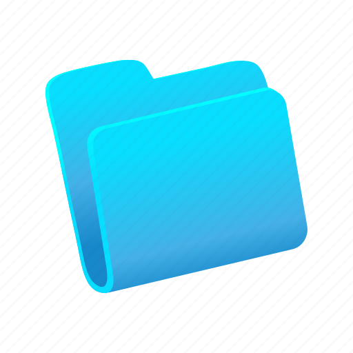 Archive, blue, files, folder, open icon - Download on Iconfinder