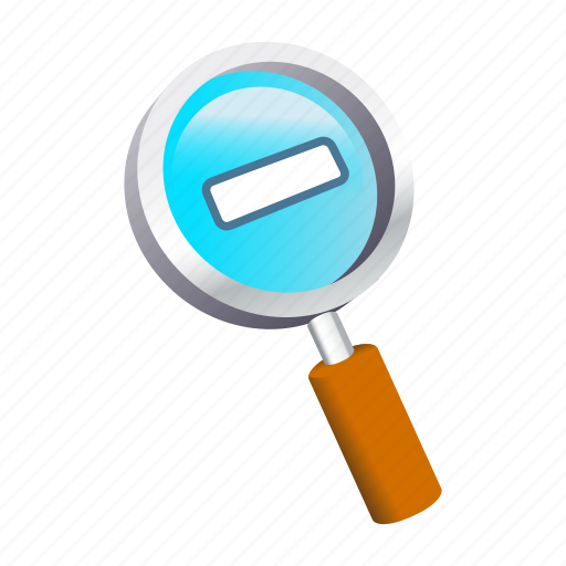 Glass, magnifying, out, pointer, zoom icon - Download on Iconfinder