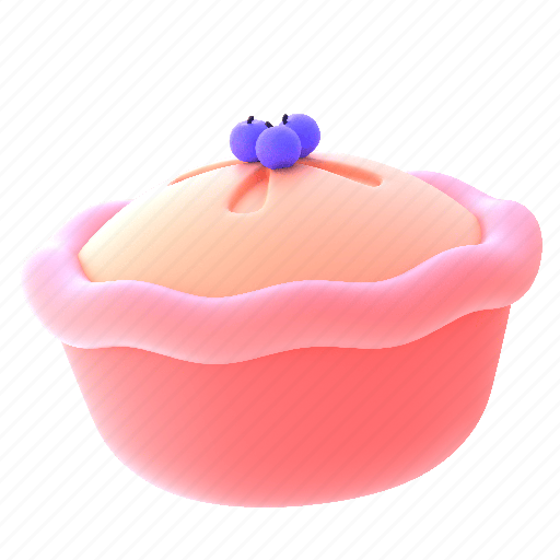 Cupcake, dessert, food, cake 3D illustration - Download on Iconfinder