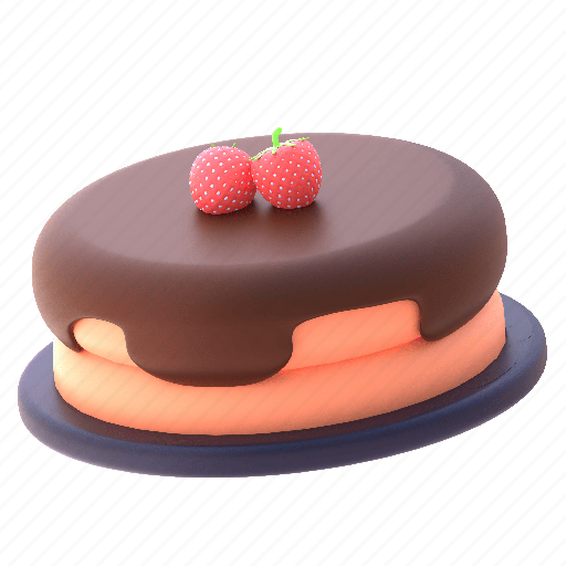Pancake, dessert, food, cake 3D illustration - Download on Iconfinder