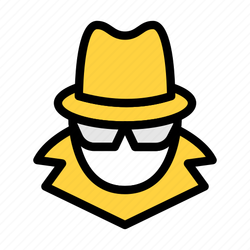 Detective, agent, spy, investigator, profession icon - Download on Iconfinder