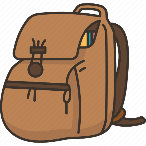 Bag, backpack, traveler, daypack, carrying icon - Download on Iconfinder
