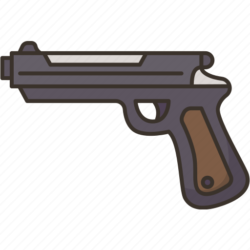 Pistol, handgun, bullet, ammunition, threat icon - Download on Iconfinder
