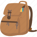 bag, backpack, traveler, daypack, carrying