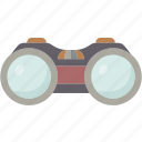 binoculars, birdwatching, observer, zoom, spying