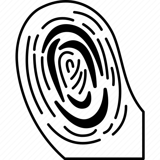 Fingerprint, scanning, identify, forensic, evidence icon - Download on Iconfinder