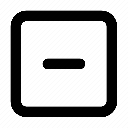 Square, minus icon - Download on Iconfinder on Iconfinder
