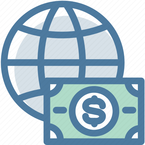 Currency, finance, global, internation, money, payment, planet icon - Download on Iconfinder