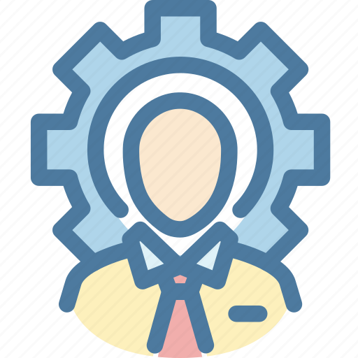 Cog, customer service, gear, management, productivity, seo specialist, thinking icon - Download on Iconfinder