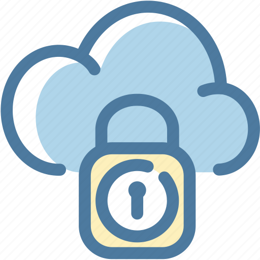 Cloud, computing, lock, protect, protection, security icon - Download on Iconfinder