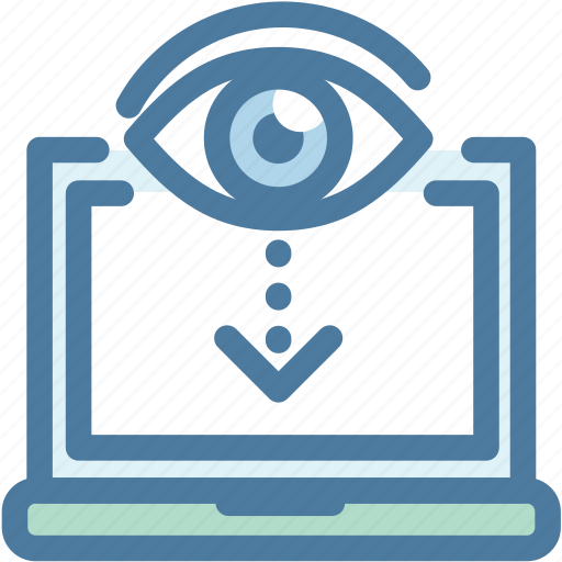 Check, computer, eye, search, view, visible icon - Download on Iconfinder