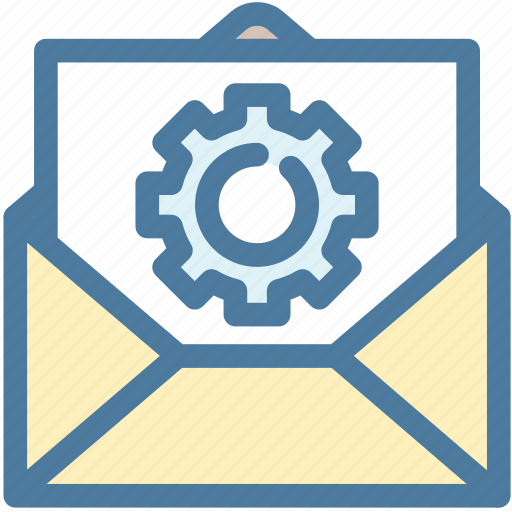 Email, envelope, letter, mail, message, options, setting icon - Download on Iconfinder