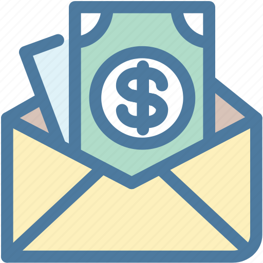 Email, envelope, income, letter, mail, message, salary icon - Download on Iconfinder