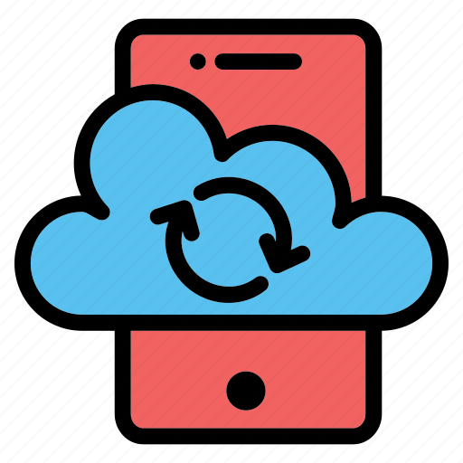 Sync, cloud, mobile icon - Download on Iconfinder