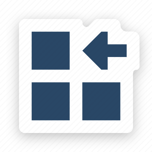 Cubes, arrow, left, components, addons icon - Download on Iconfinder