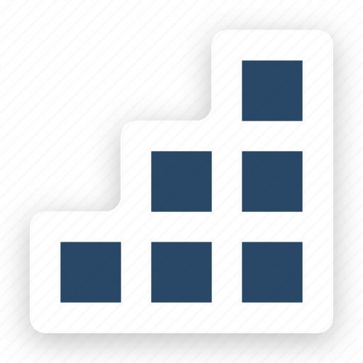 Stack, squares, improvement, progression icon - Download on Iconfinder