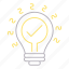 bulb, development and startup, idea, innovation, light 