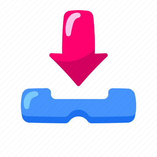 Download, arrow, down, direction, move, arrows icon - Download on Iconfinder