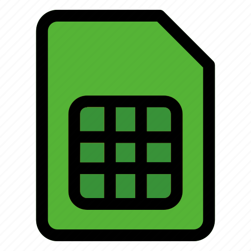 1, sim, card, communication, connecting, phone, chip icon - Download on Iconfinder