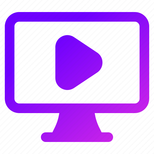 Multimedia, player, video, play, streaming, monitor icon - Download on Iconfinder