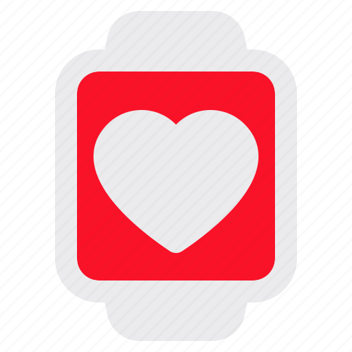 Smartwatch, love, wristwatch, electronics, like icon - Download on Iconfinder