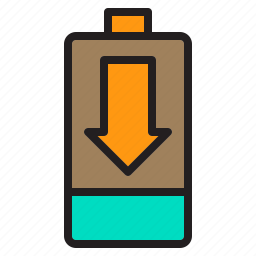 Battery, business, digital, down, meeting, online, tablet icon - Download on Iconfinder