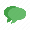 chat, communicate, contact, conversation, message bubbles, sms, talk