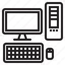 computer, destop, appliance, device, electronic, household