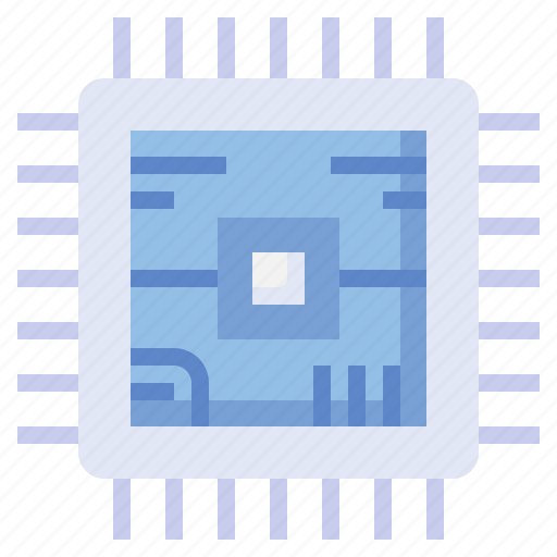 Chip, cpu, tower, processing, electronics icon - Download on Iconfinder