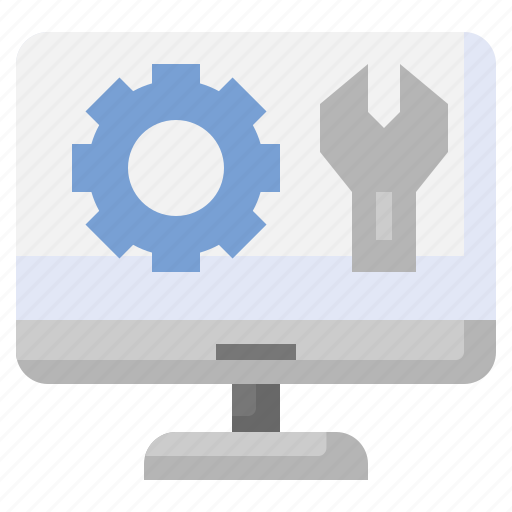 Repair, electronics, desktop, computer, wrench icon - Download on Iconfinder